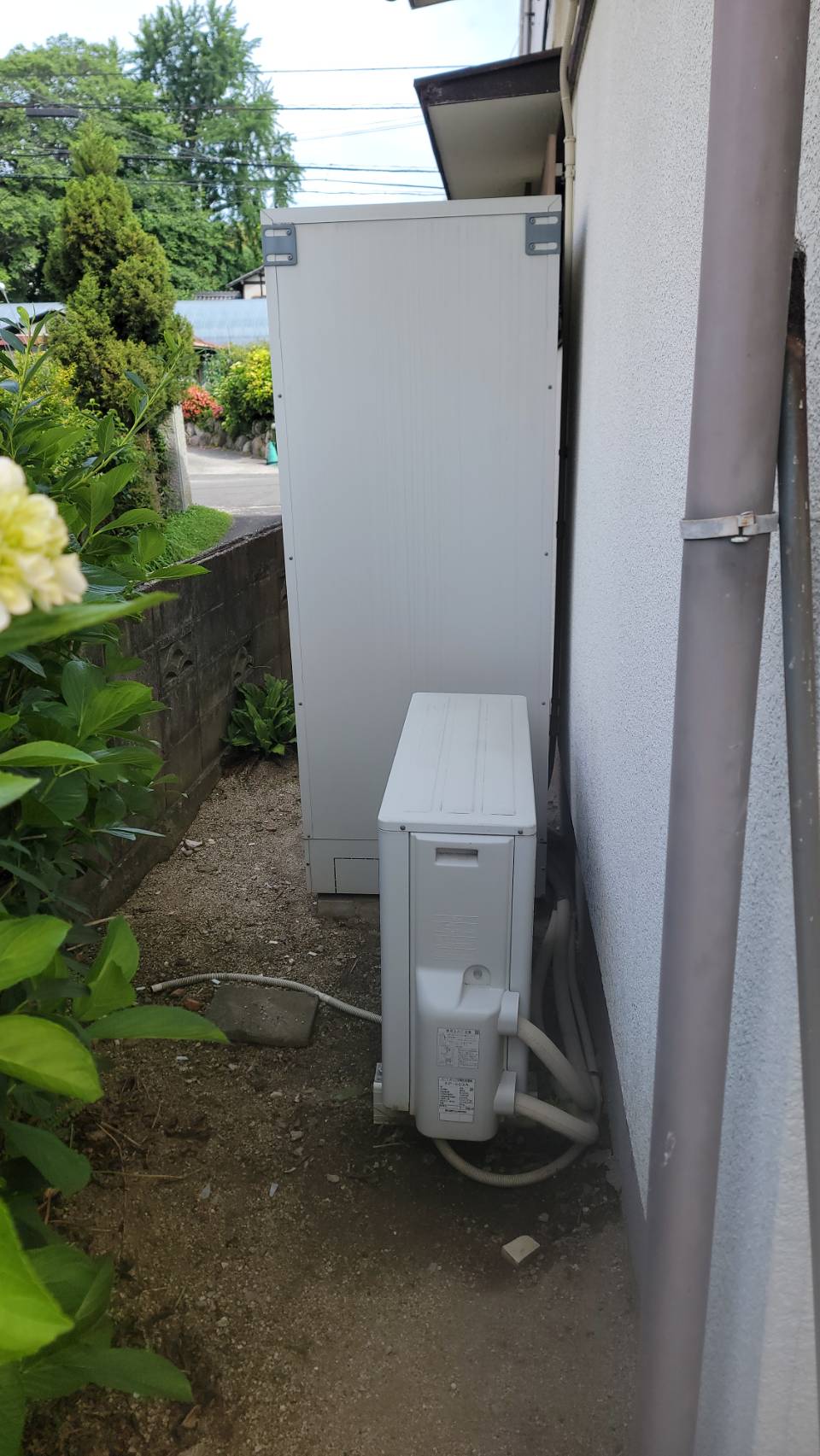 ホームページにスタッフさんの顔が載っていて安心できました 施工前の写真